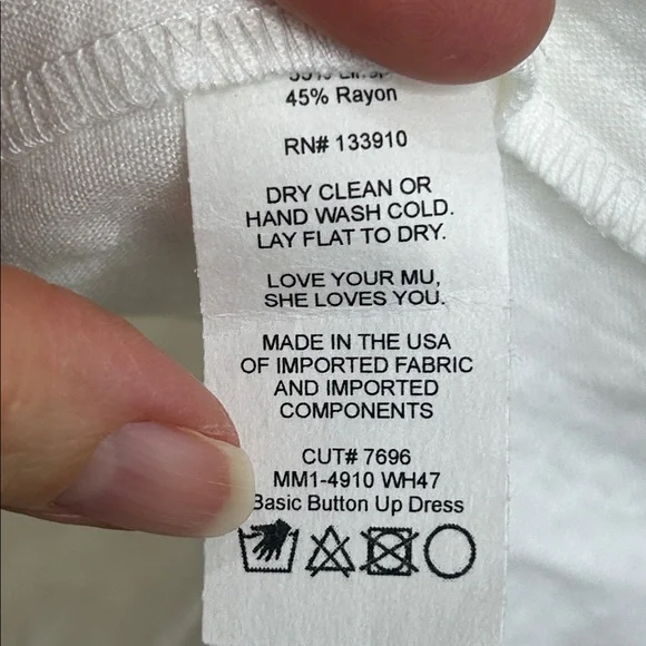 NWT SHOW ME YOUR MUMU White Basic Sleeveless Button Up Dress Size Small - Picture 11 of 15